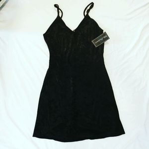 NWT Black Velvet Dress